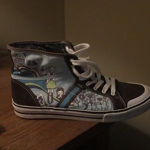 Vans high top sneakers. Never worn